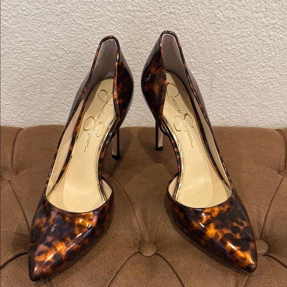 Jessica Simpson Tortoiseshell Heels - Picture 1 of 4